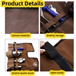Canvas Bartender Roll Strap Bag | https://www.bestnamebadges.com