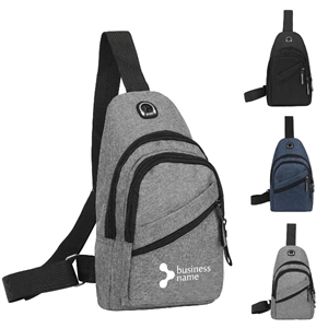 Crossbody Sling Backpack With Adjustable Strap