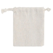 Large Cotton and Linen Drawstring Bag  ( 5" x 7" ) | https://www.bestnamebadges.com