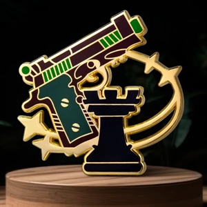 Cut Out Pins | https://www.bestnamebadges.com