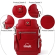 Multifunction  clear touch screen Crossbody Purse | https://www.bestnamebadges.com