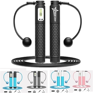 Cordless Weighted Smart Counting Dual-Purpose Jump Rope | https://www.bestnamebadges.com