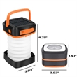 Collapsible LED Solar Lantern Rechargeable Emergency Light | https://www.bestnamebadges.com