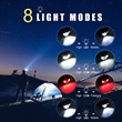 Ultra Bright LED Rechargeable Headlight with Sensor Mode | https://www.bestnamebadges.com