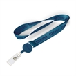 1/2" Polyester/Badge Reel Lanyard Combo | https://www.bestnamebadges.com