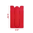 Convenient Stick-On Card Holder Cell Phone Stand Pouch Case | https://www.bestnamebadges.com