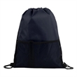 Half Time Mesh Drawstring Backpack With Custom Logo | https://www.bestnamebadges.com