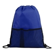 Half Time Mesh Drawstring Backpack With Custom Logo | https://www.bestnamebadges.com