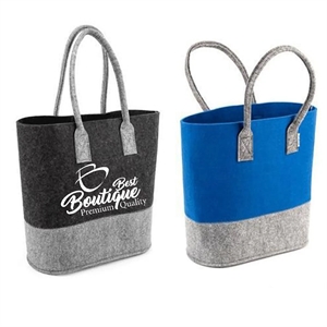 Custom Reusable Market Shopping Handbags Felt Cloth Bags