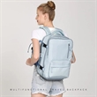 Expandable Flight Approved Backpack With Shoe Compartment | https://www.bestnamebadges.com