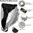 Sun UV Dustproof Waterproof Bike Cover With Lock Hole | https://www.bestnamebadges.com