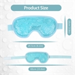 Custom Reusable Hot Cold Therapy Gel Ice Bag Eye Mask | https://www.bestnamebadges.com