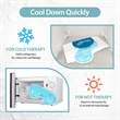 Custom Reusable Hot Cold Therapy Gel Ice Bag Eye Mask | https://www.bestnamebadges.com