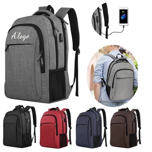 Travel Laptop Backpack with USB Charging Port