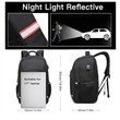 Large Anti Theft Travel Backpack With Headphone USB Port | https://www.bestnamebadges.com