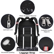 Large Anti Theft Travel Backpack With Headphone USB Port | https://www.bestnamebadges.com