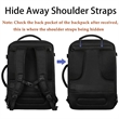 Extra Large Travel Backpack Expandable Airplane Approved Bag | https://www.bestnamebadges.com