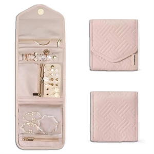 Travel Jewelry Organizer Case Foldable Roll