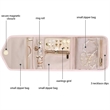 Travel Jewelry Organizer Case Foldable Roll | https://www.bestnamebadges.com