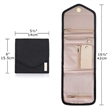 Travel Jewelry Organizer Case Foldable Roll | https://www.bestnamebadges.com