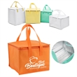 Custom Large Insulated Reusable Collapsible Cooler Tote | https://www.bestnamebadges.com