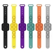 Stress Relief Wristband Finger Press Silicone Bracelets Toy | https://www.bestnamebadges.com