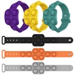 Stress Relief Wristband Finger Press Silicone Bracelets Toy | https://www.bestnamebadges.com