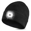 Unisex USB Charging Beanie Hat Cap with LED Light | https://www.bestnamebadges.com