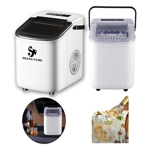 Portable Self-Cleaning Fast Ice Maker Machine For Office Bar