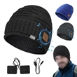 Wireless Bluetooth Headset Knitted Winter Warmth Hat | https://www.bestnamebadges.com