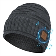 Wireless Bluetooth Headset Knitted Winter Warmth Hat | https://www.bestnamebadges.com