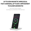 Magnetic Flash Amplification Wireless Phone Charger Holder | https://www.bestnamebadges.com