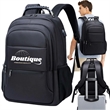 17 Inch Large Capacity Laptop Backpack w/ USB Charging Port | https://www.bestnamebadges.com
