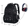 40L TSA Friendly Large Capacity Backpacks With USB Port | https://www.bestnamebadges.com