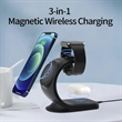 Fast Charging Magnetic 3 In 1 Wireless Charger | https://www.bestnamebadges.com