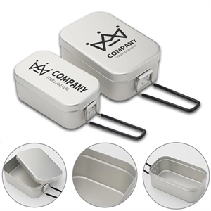 Aluminum Alloy Portable Dual-Purpose Ultra-Light Lunch Box
