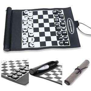 Folding Portable Travel Camping Board Games Chess Checkers