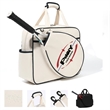 Wipeable Tennis Racket Shoulder Pickleball Gym Tote Bag | https://www.bestnamebadges.com