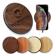 15W Fast Solid Wooden Wireless Inductive Charger Station | https://www.bestnamebadges.com