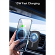 15W Portable Car MagSafe Wireless Fast Charger Phone Holder | https://www.bestnamebadges.com