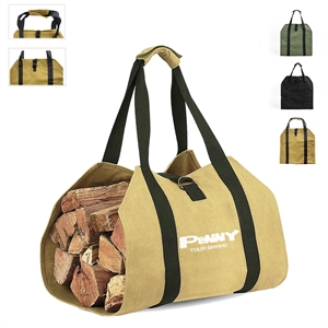 Portable Outdoor Wood Srorage Bag Waterproof Firewood Tote