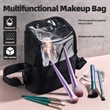 Large Waterproof Portable Travel Makeup Bag With Divider | https://www.bestnamebadges.com
