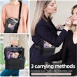 Large Waterproof Portable Travel Makeup Bag With Divider | https://www.bestnamebadges.com