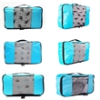 6Pc Packing Cube Zipper Compression Pouch Travel Storage Bag | https://www.bestnamebadges.com