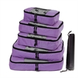 6Pc Packing Cube Zipper Compression Pouch Travel Storage Bag | https://www.bestnamebadges.com
