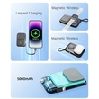 3 In 1 5000mAh Portable Power Bank With Built In Cables | https://www.bestnamebadges.com