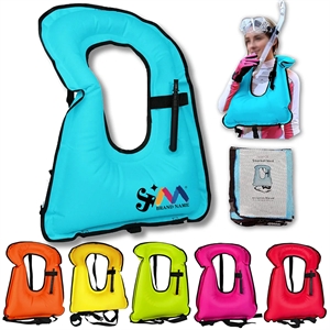 Durable Adjustable Diving Swimming Inflatable Snorkel Vest