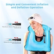 Durable Adjustable Diving Swimming Inflatable Snorkel Vest | https://www.bestnamebadges.com