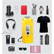 20 L Waterproof Roll Top Storage Dry Bag With Speaker LED | https://www.bestnamebadges.com