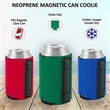 Foldable Reusable Durable Magnetic Neoprene Can Coolie | https://www.bestnamebadges.com